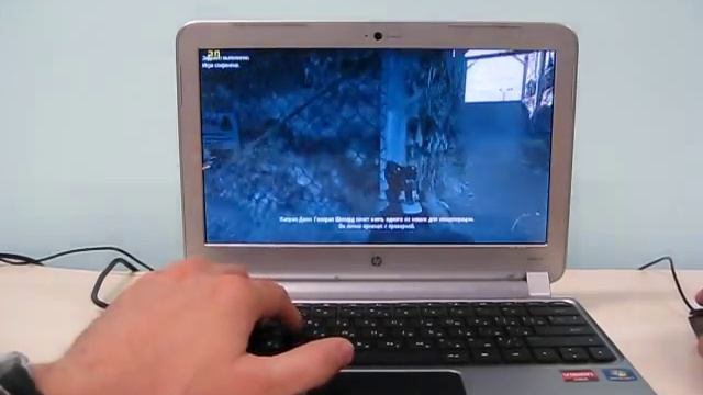 HP Pavilion dm1-3100er Call Of Duty Modern Warfare 2 3D 1024x768 Low Gameplay.AVI смотреть онлайн