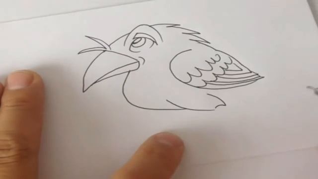 Уроки рисования, как нарисовать птицу, Drawing lessons, how to draw a bird смотреть онлайн