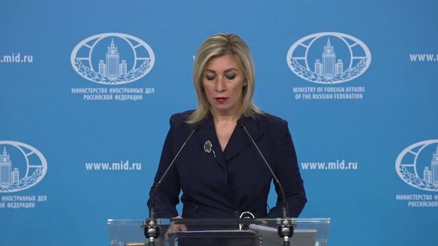 briefing by Maria Zakharova on July 20, 2023