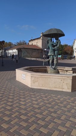 Центр Феодосии: фонтан влюбленных и площадь