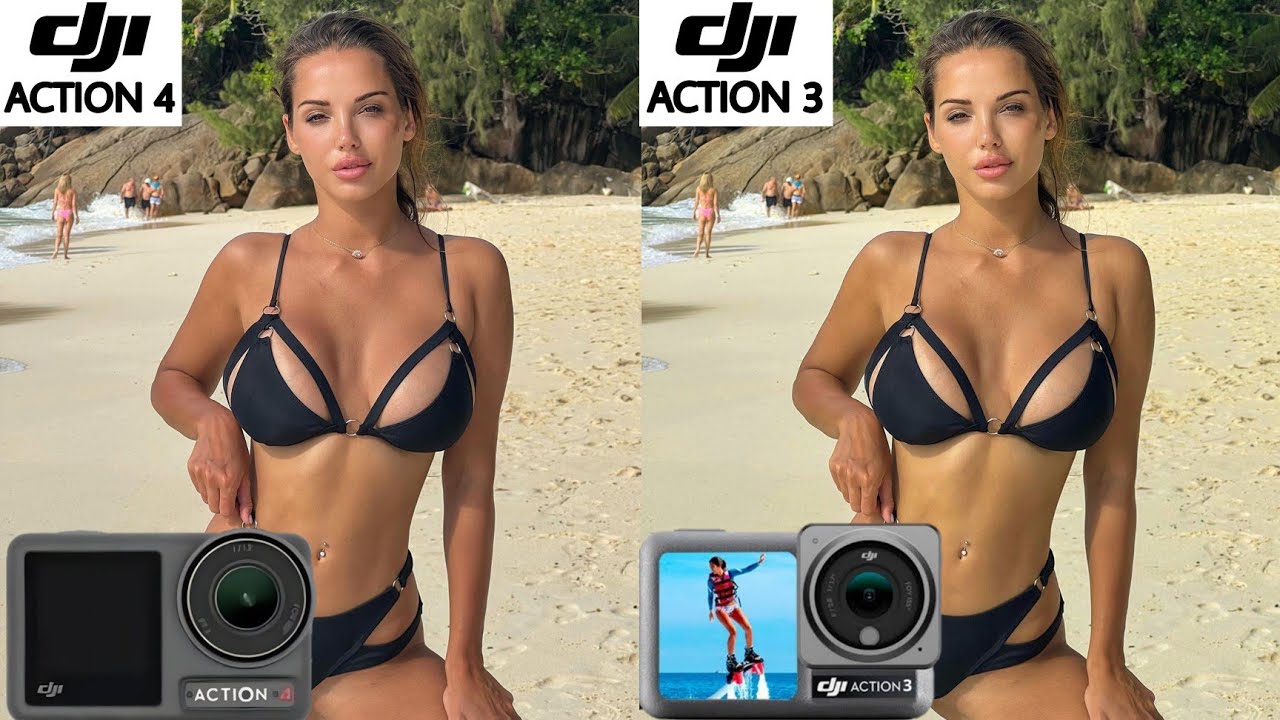 Сравнение камер DJI ACTION 4 и DJI ACTION. 1080 60