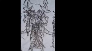 4.Blood elf drawing -(World of warcraft- 1st contest on instagram)