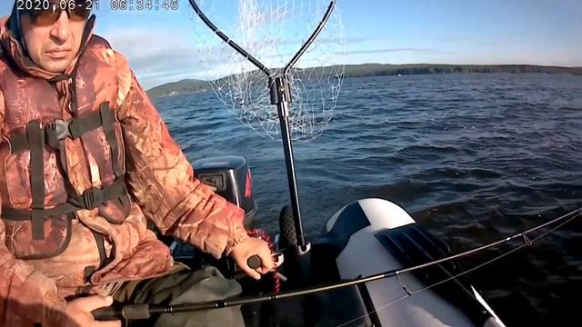 Тролинг. Судак. Волчихинское водохранилище...