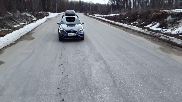 Рено Аркана 2020 - Дальнобой по Трассе С БАГАЖНИКОМ на крыше. Честный Отзыв