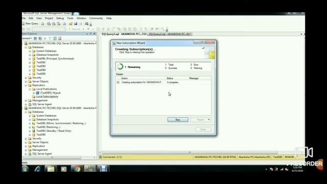 SQL Server Replication setup step by step || How to configure SQL server Replication. смотреть онлайн