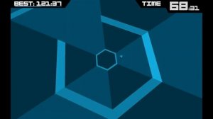 Super Hexagon Level 1 Complete (Hard) - ''Hexagon'' 137:51 - PC Gameplay