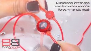 BassBuds наушники с элементами Swarovski и Hands-Free Mic