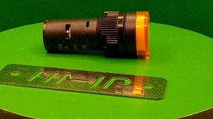 Индикатор AD16-22DS (LED желтый, 220V AC)