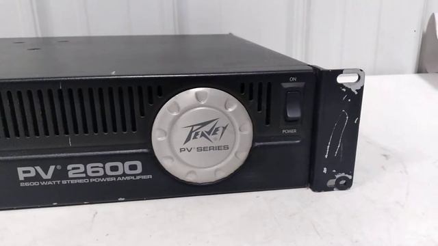 Peavy PV-2600 Amplifier смотреть онлайн