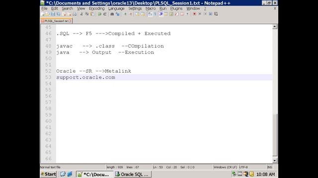 PLSQL Session1 смотреть онлайн