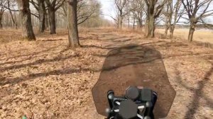 Voge 300 Rally первый выезд и сразу два шмяка!