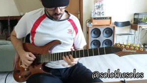 Blind Guardian - Into the storm (guitar solo cover) Ibanez S series