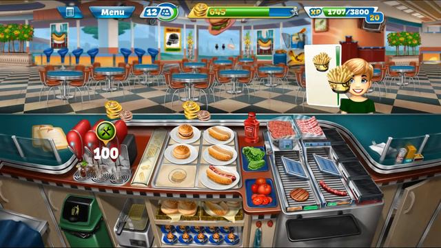 Cooking Fever Fast Food Court Fully Upgraded Challenge Level 3 HD смотреть онлайн