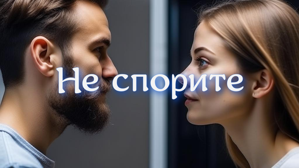 Вы никогда не спорите, психология семейных отношений