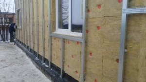 Утепление домов из бруса, бревна, блоков в Уфе.