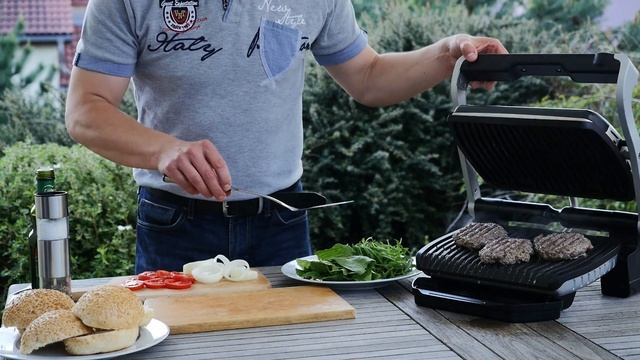 (CZ) Perfektní výsledek zdravého grilování - Hamburger - Tefal Optigrill смотреть онлайн
