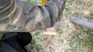 Садовое кресло из досок.