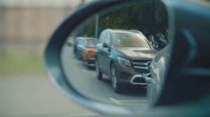 Параллельная парковка с камерой заднего вида.