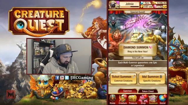 SKELETAL DRAGON new legendary summon event - CREATURE QUEST смотреть онлайн