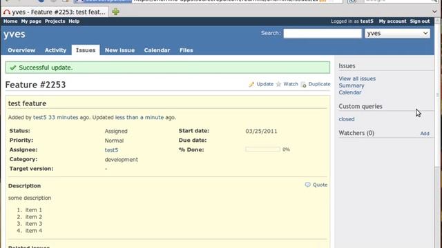 Edit a Ticket (issue) on Redmine смотреть онлайн