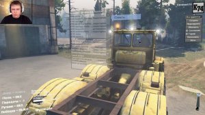 SpinTires обзор мода ( Kirovets K700 6x6 для 25.12.15 )