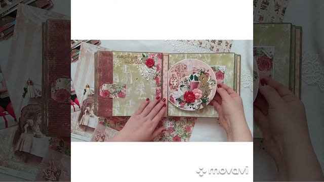 Альбом с поп-ап элементами "Алиса в стране чудес"из коллекции бумаги от #summerstudio смотреть онлайн