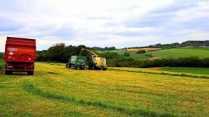 Уборка сена в Германии.