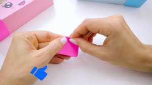 Оригами БАНТИК из бумаги БЕЗ КЛЕЯ | Идея для Кавайных поделок | Origami Paper bow without glue