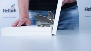 Как сделать полное наложение фасадов при помощи петель Sensys от Hettich