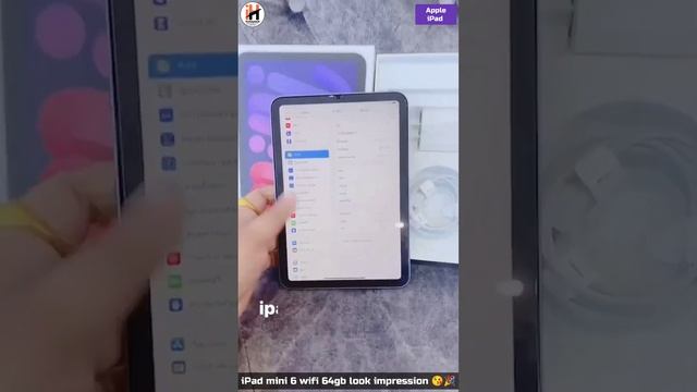 apple iPad mini 6 wifi 64gb look impression ?? Design ? colour ?❤️