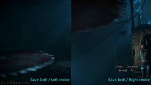 Until Dawn - Save Josh / Kill Ashley Choice