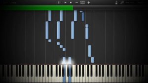 Studio Ghibli - Kiki's Delivery Service Piano Tutorial / Transcription - Synthesia [HD]