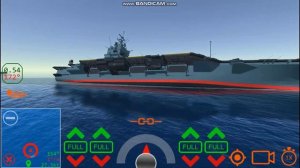 USS Enterprise Sinking - Ship Handling Simulator - Ship Mooring 3D