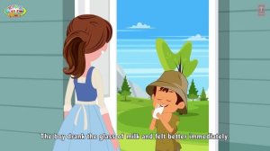 A GLASS OF MILK | ENGLISH ANIMATED STORIES FOR KIDS | TRADITIONAL STORY | T-SERIES