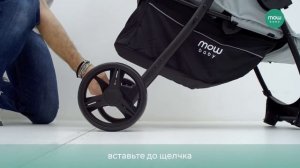 Распаковка и сборка прогулочной коляски Mowbaby Cross