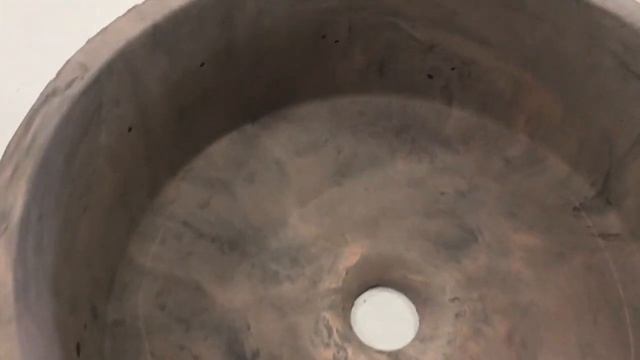 Накладная раковина из бетона в коричневом цвете смотреть онлайн