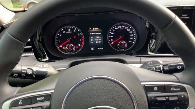 Kia K5 - устранение постороннего шума в рулевой колонке.