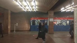 Последний день работы станции "Печатники". Прибытие + отправление