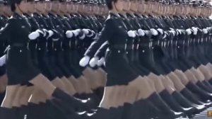 Китайские девушки на параде под песню катюша.avi