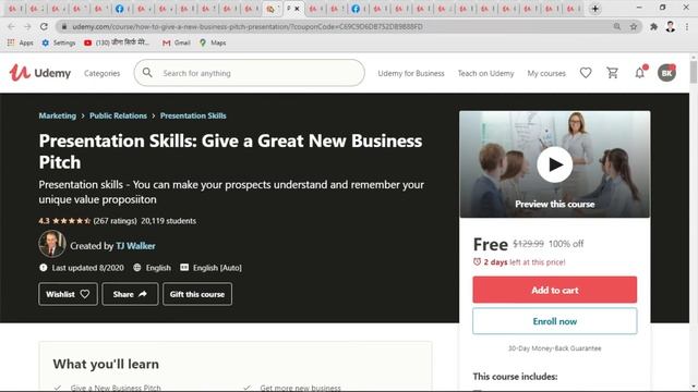 Udemy 100% Free Certificate On Paid Courses | Free online Udemy courses with certificates | Latest