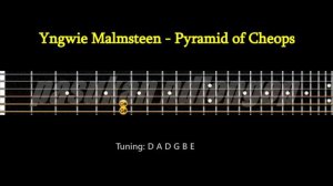 Yngwie Malmsteen - Pyramid of Cheops guitar cover
