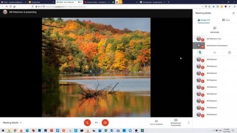 View Google Meet Presentation Full Screen