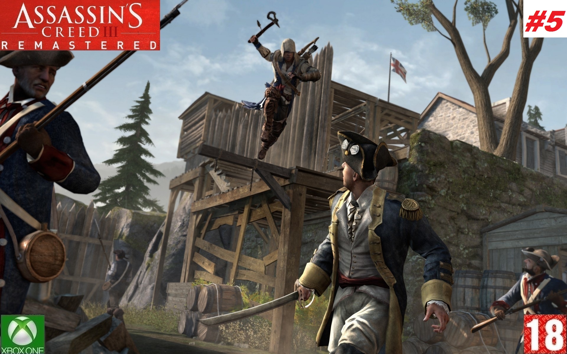 Assassins Creed® III Remastered (Xbox One) - Прохождение - #5. (без комментариев)