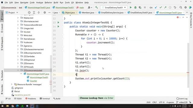 229 - Concorrência pt 01 - AtomicInteger смотреть онлайн