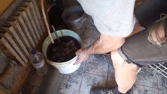 Бытовые хитрости. Картофелечистка из старого алмазного диска по бетону