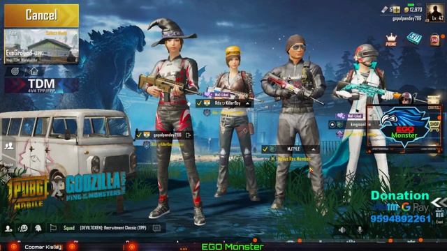 ?PUBG MOBILE LIVE? #RANK PUSH TO CONQUEROR #OP SNIPING #SERIOUS GAMEPLAY | EGO Monster смотреть онлайн