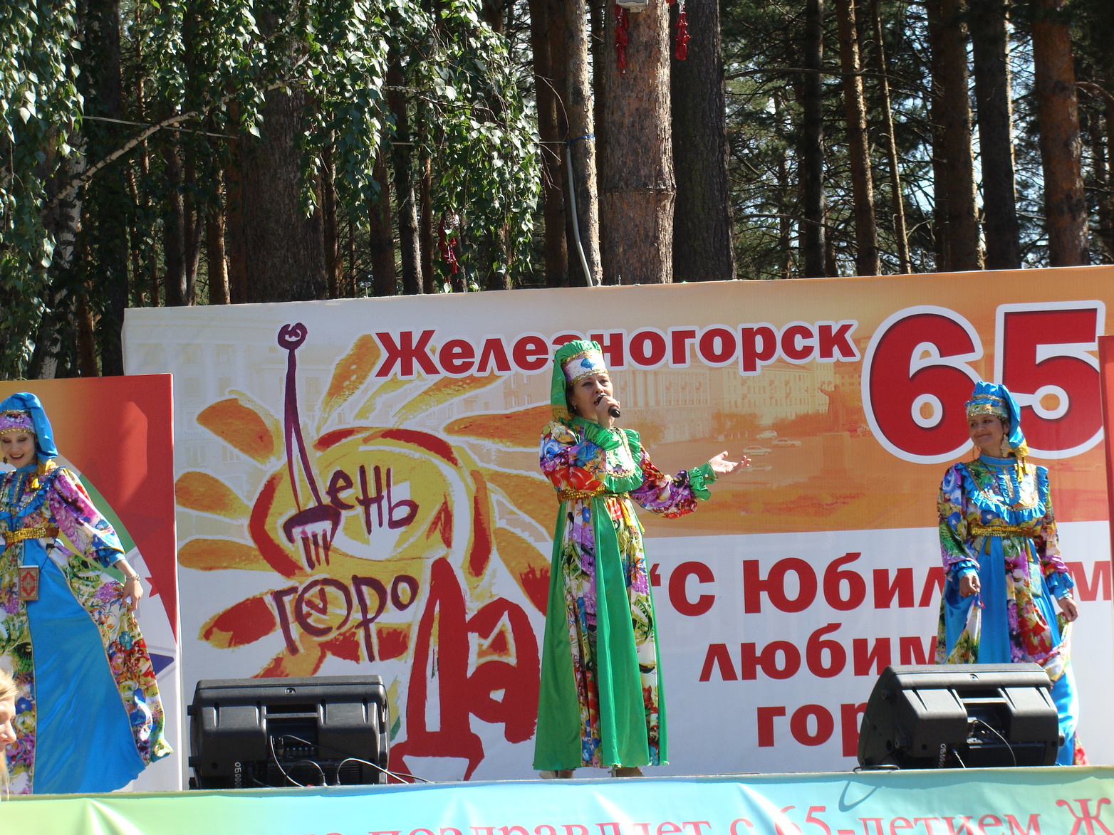 День города. Железногорску 65 лет. Красноярский край 25 июля 2015 года.