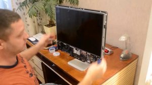 Часть №4 Разбираем Apple iMac "Core 2 Duo" (2007) для профилактики в домашних условиях