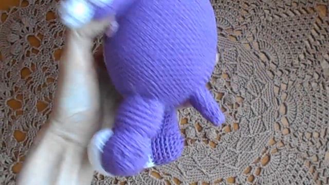 Вязаный Лунтик. Обзор готовой игрушки. смотреть онлайн