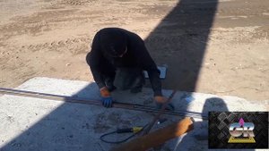 Сварка трубы через "Опирационный шев" или сварка через "Окно"